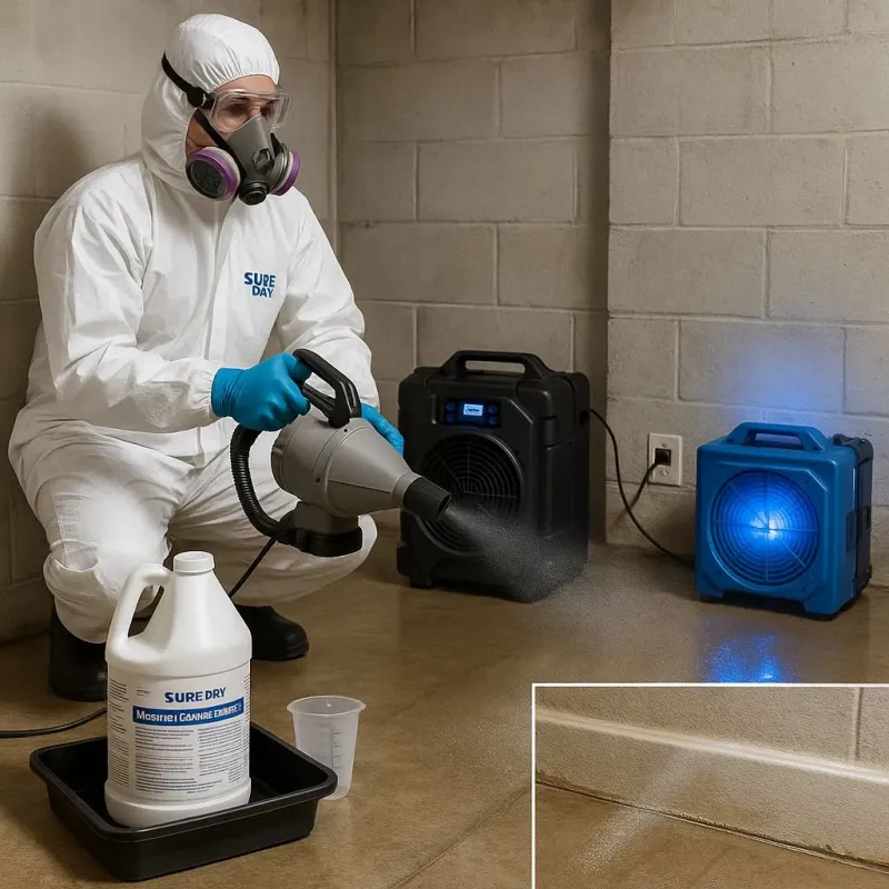 Sanitization and Odor Removal process in Highland Heights, OH