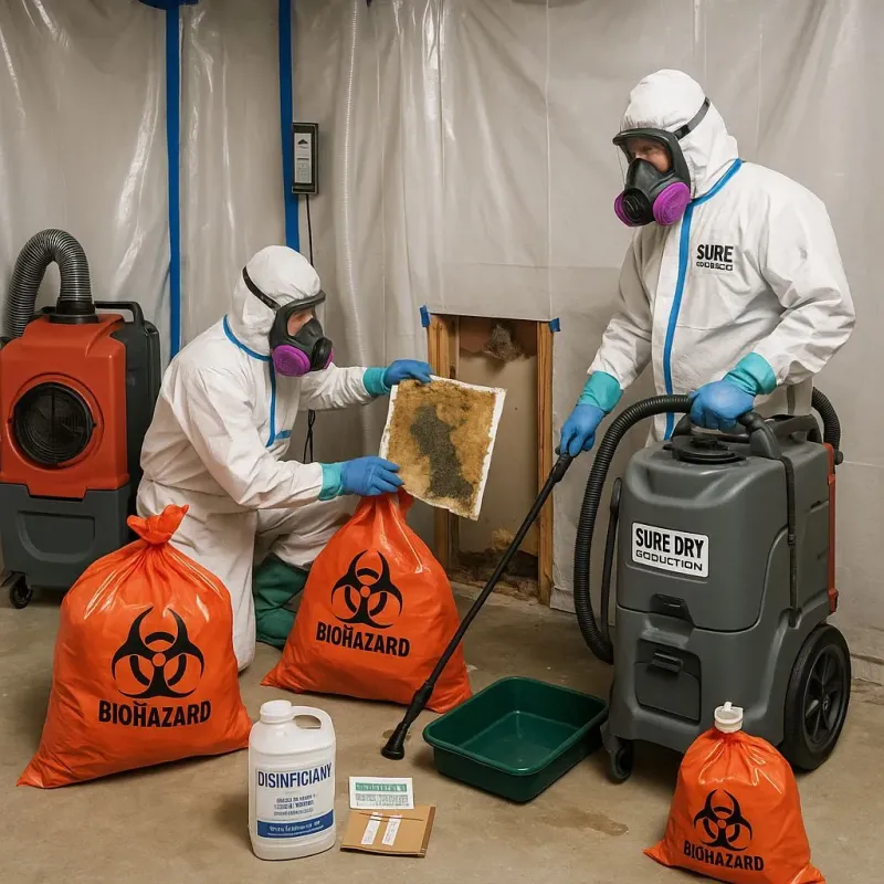 Contaminated Water Handling Protocols process in Highland Heights, OH