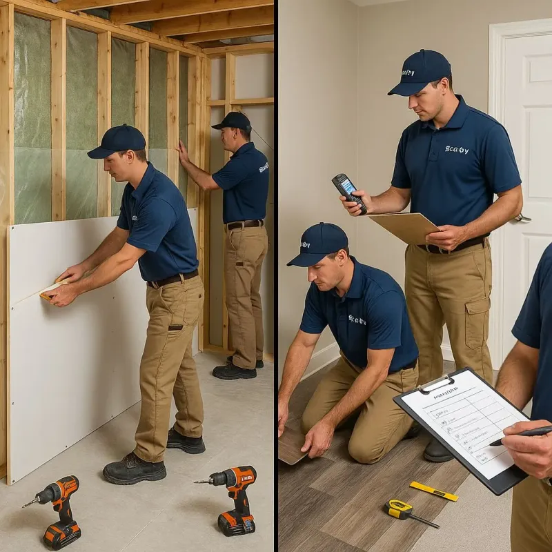 Repairs and Reconstruction process in Highland Heights, OH